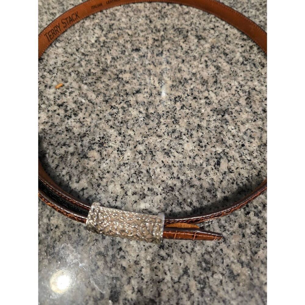 Terry Stack Leather Belt